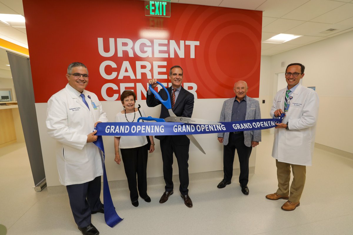 MayorOfLA's tweet image. Celebrating the next chapter in the 108-year history of @OIforC with the new Urgent Care Center and Fracture Center.

93% of the institute’s patients are uninsured or underinsured and this new facility will continue to be a place where kids will be treated regardless of zipcode.