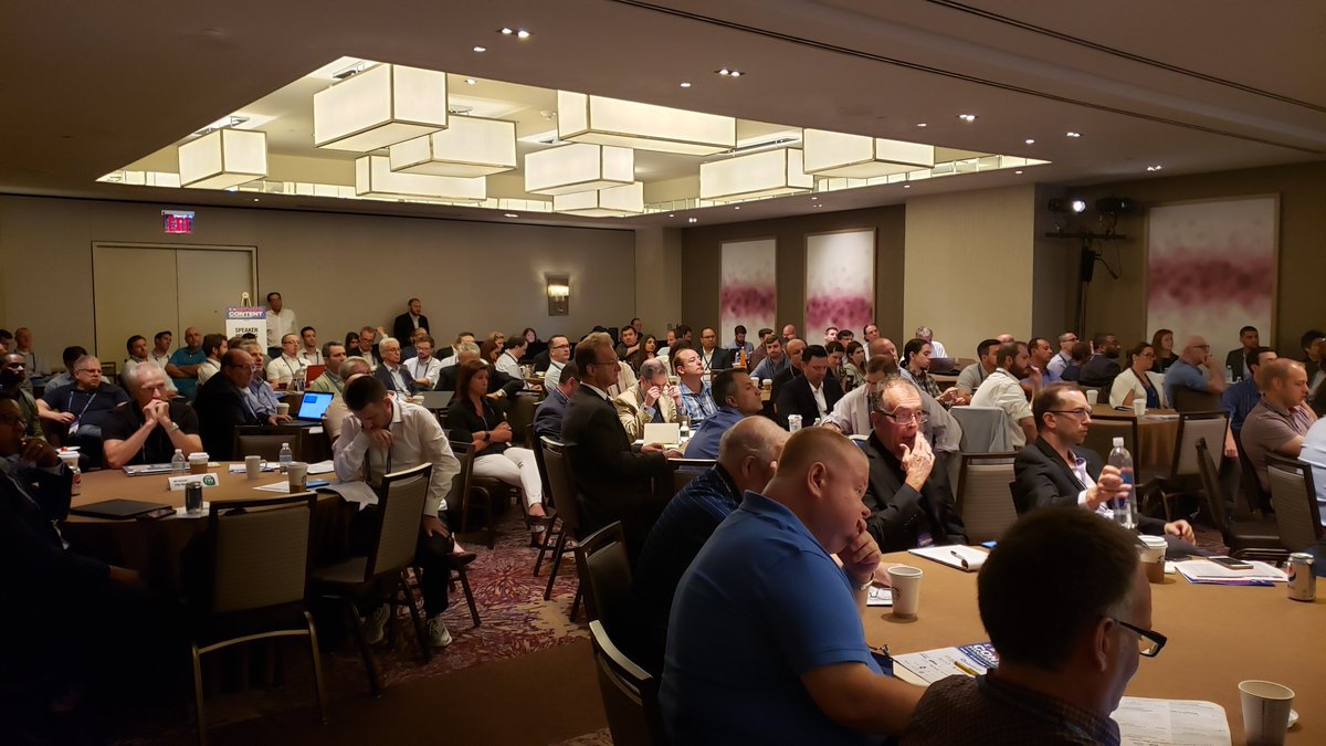 RobSVG's tweet image. Jam packed at @sportsvideo&apos;s Sports Content Management Forum #SVGscm