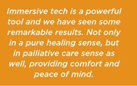 Marjike Sjollema of <a href="/ContactSjollema/">the Dolphin Swim Club</a> shared her thoughts about the healing potential of immersive tech technology in the 2019 VR/AR healthcare report. Click here to learn how she and her colleagues are helping patients in VR! 
reg.xrdconf.com/healthcare-AR-…