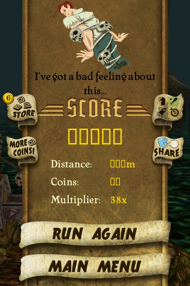 I got ٤٢٤٤٦ points while escaping from demon monkeys. Beat that! bit.ly/TempleRunGame #TempleRunا