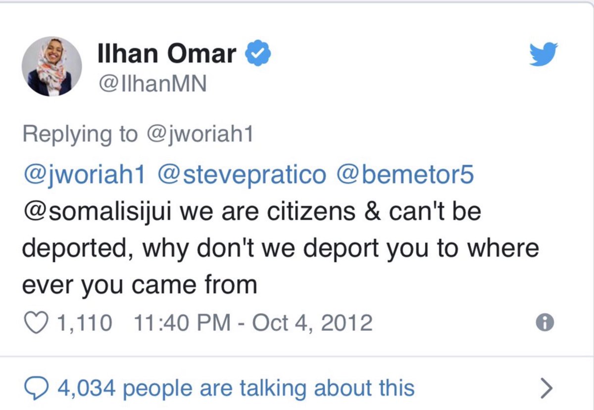 GolfGawds's tweet photo. Hey @IlhanMN and all the assholes who voted for you... GFY 😘 https://t.co/MuzfX4qrSl