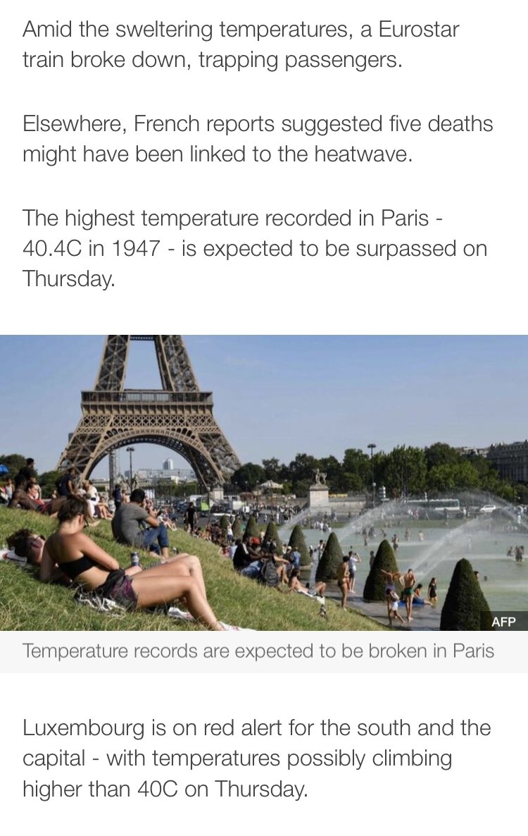 Esattamente, in quale film apocalittico stiamo vivendo?
Il problema è che stavolta è tutto vero.

Fonte: <a href="/BBCWorld/">BBC News (World)</a> 

#climatechange #heatwave #weather