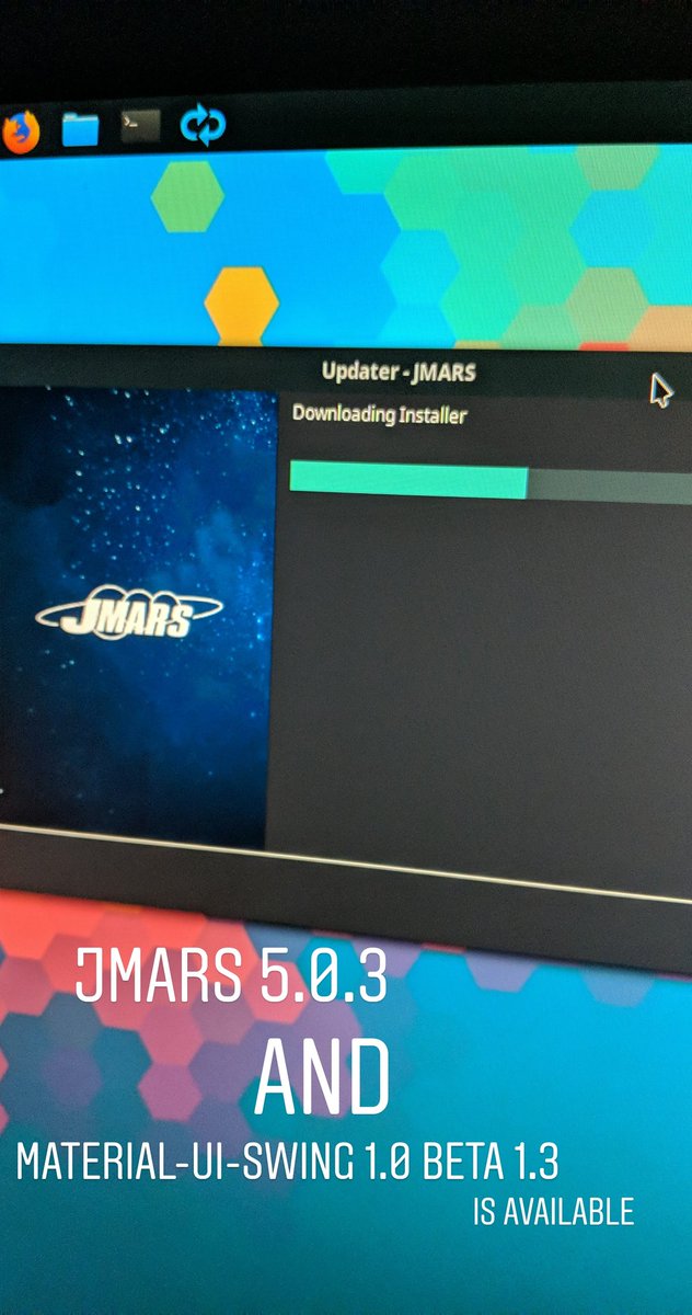 PalazzoVincenzo's tweet photo. @jmars_gis 5.0.3 is available with material-ui-swing 1.0 beta1.3
#jmars #java #swing #oracle https://t.co/Vv6sfIvOeG
