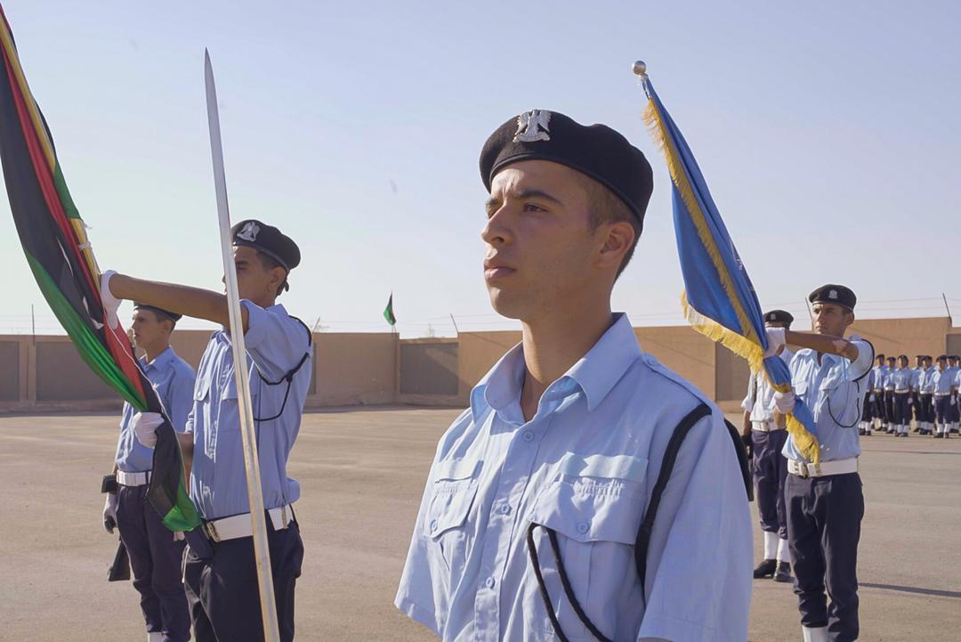 FathiAliGov's tweet photo. S.E. Ministro dell'Interno Fathi Pachaga inaugura una cerimonia di laurea del primo lotto dell'Istituto di formazione della polizia a Nalut https://t.co/khKnwlnOjS