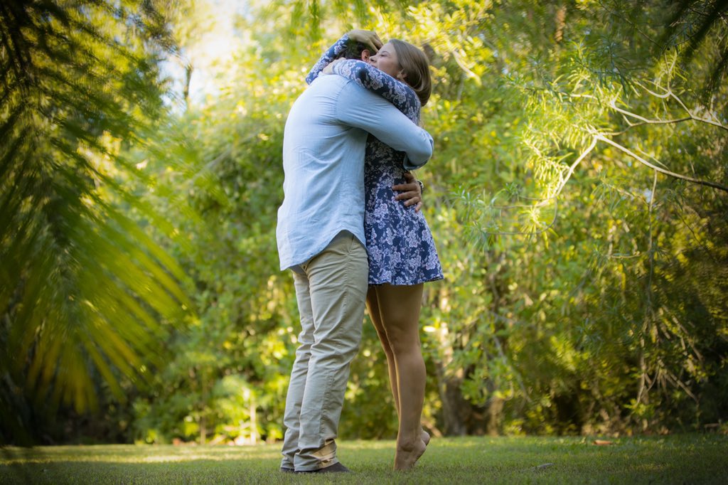 The most beautiful surprise. Chandler &amp; Robert worked together to capture the moment I said ‘YES’ in the gardens of Australia Zoo.  Beyond perfect. I never knew Robert was there photographing &amp; I’ll always be grateful to have these special memories of the best day of my life.❤️