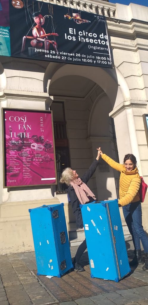 string_theatre's tweet photo. Delighted to be performing at the National Opera of Chile! 25 to 27 July @famfestcl #marionettes #insectcircus https://t.co/39PUdolihr