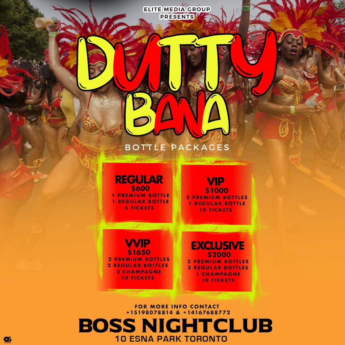 EMG_Toronto's tweet photo. It’s gonna be another LIT night for #DuttyBana!!! 

https://t.co/W9o5PVlpMO https://t.co/GoqerziSrp