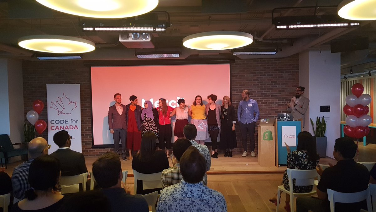 Inspiring to see the <a href="/code4ca/">Code for Canada 🇨🇦</a> fellows sharing meaningful and touching stories of tech working for people! You've put your heart into your work and made us all beleive in a bright future! 👏☄️🎉 #civictech #SuccessStory  #canadaproud