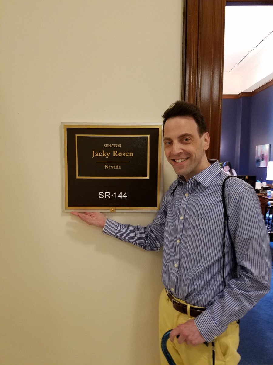 morethanmySLE's tweet photo. My last meeting of #Trip22 is with Healthcare Warrior extraordinaire @SenJackyRosen
She campaigned on Healthcare and won! She knows how crucial it is to #ProtectOurCare https://t.co/yg5biKTyZg