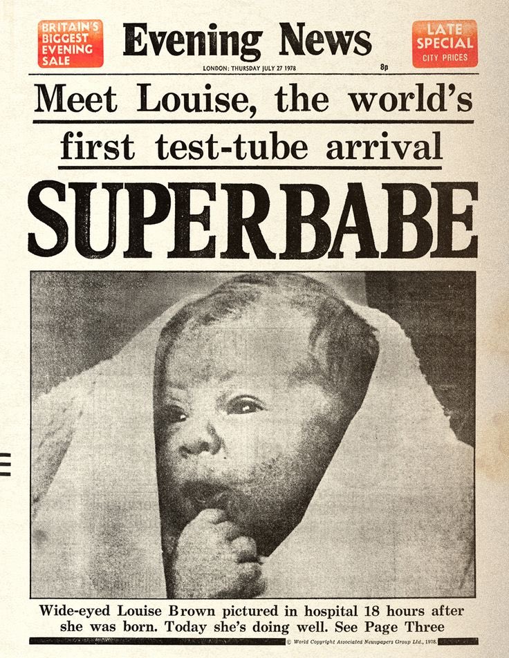 Happy Birthday Louise Brown! 41 years after the first IVF baby, 10 million more and counting 