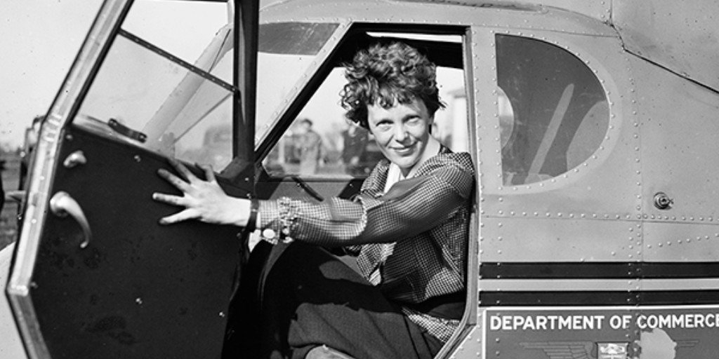 librarycongress's tweet photo. Aviation pioneer Amelia Earhart was born on this day in 1897. The Library's collections are full of papers, books &amp; photos of the groundbreaking pilot, who disappeared over the Pacific in 1937.  https://t.co/VCXn49qEfA #otd #tih #AmeliaEarhart #Changemaker https://t.co/uOAcDyXlHx