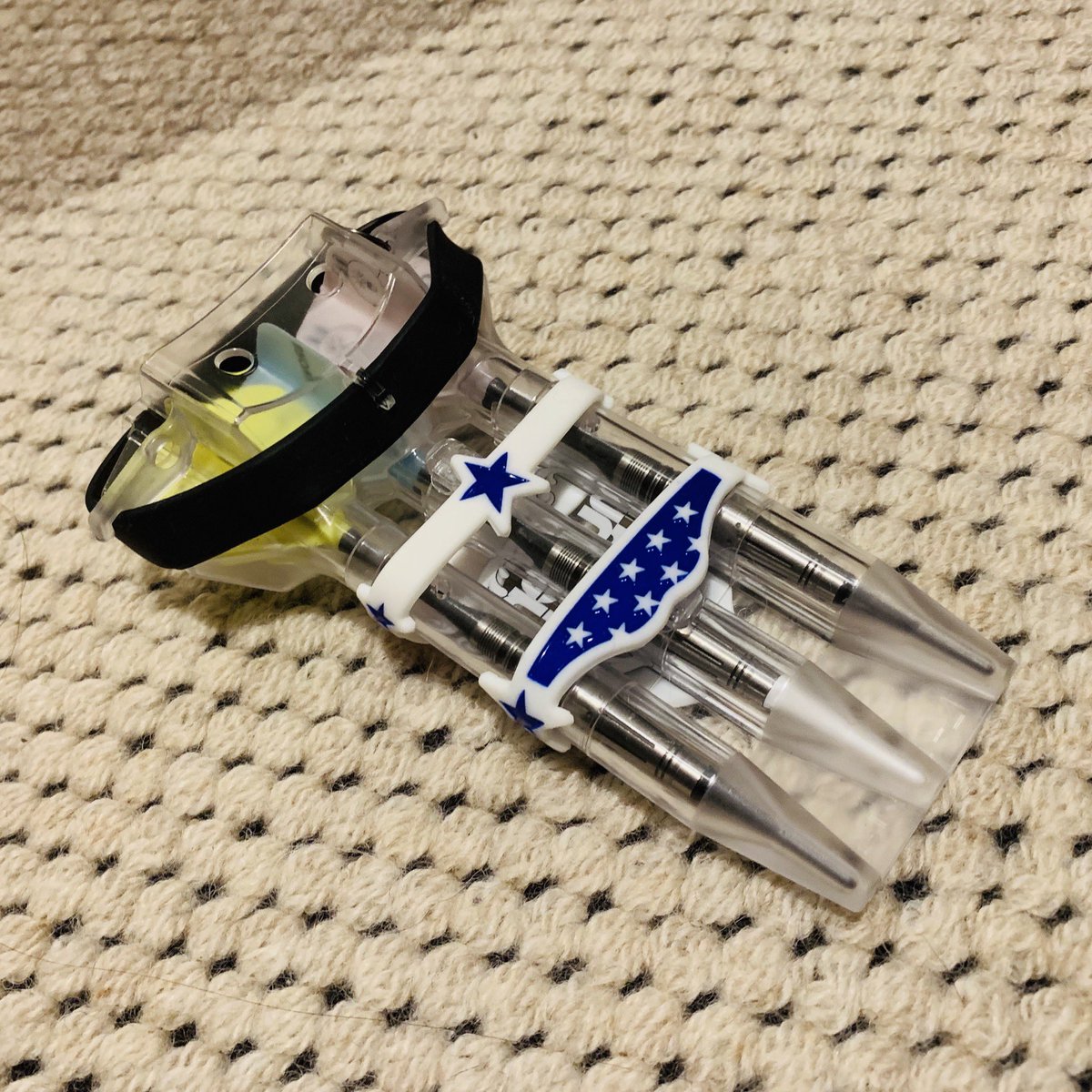 ダーツケースが可愛くなった👙❤️ #hyperelectra #newer #クリスタル