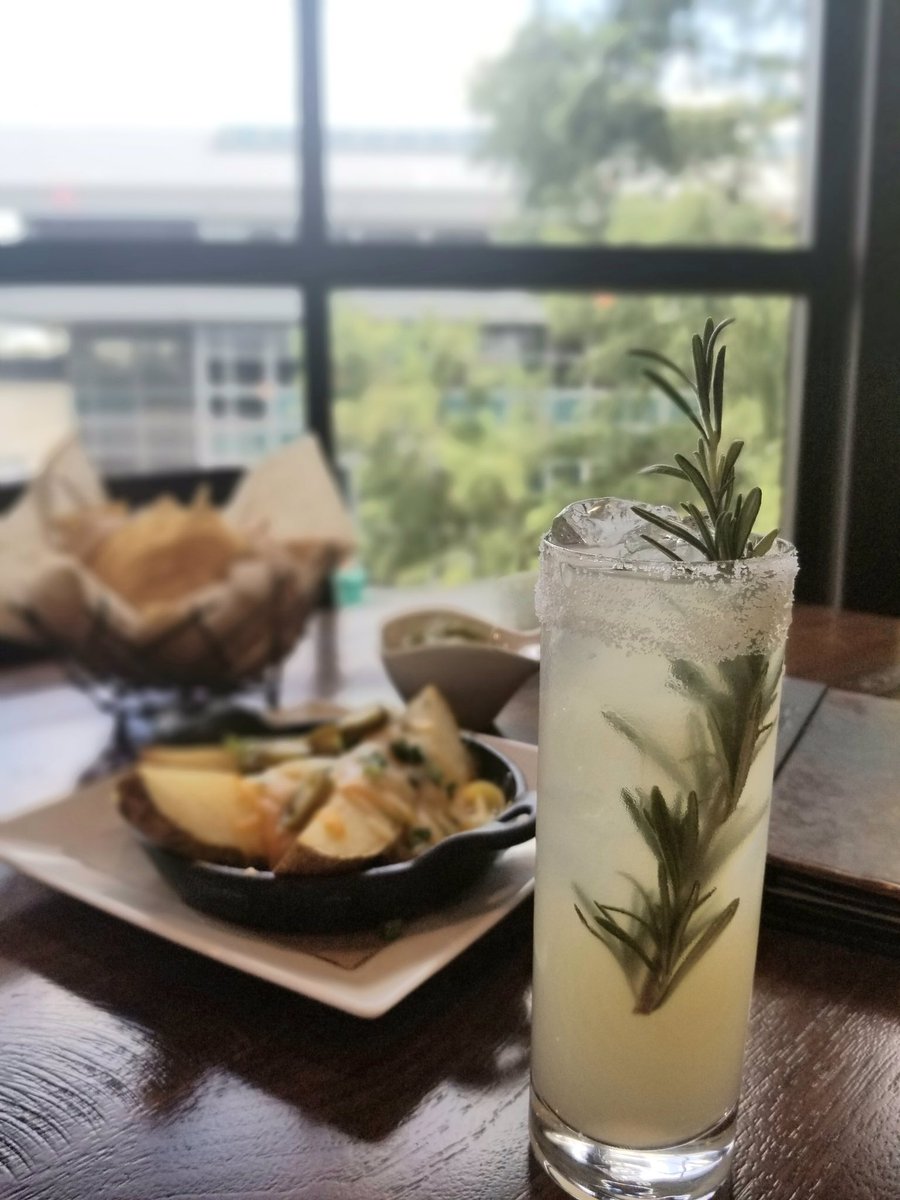 Today we cheers tequila with our “Rosa Maria” cocktail made with #reposadotequila #rosemarysyrup and #drycuracao . How will you celebrate #NationalTequilaDay ?