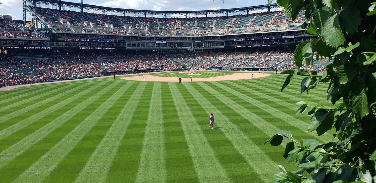 JimFinnMetro's tweet photo. Thanks @MetroByTMobile and @LGUSAMobile for the Team Builder today! Having a blast, what a great day for baseball ⚾️ #gotigers #metrobytmobile #purplelife #detroit #fan https://t.co/PX3V1E1ZrL
