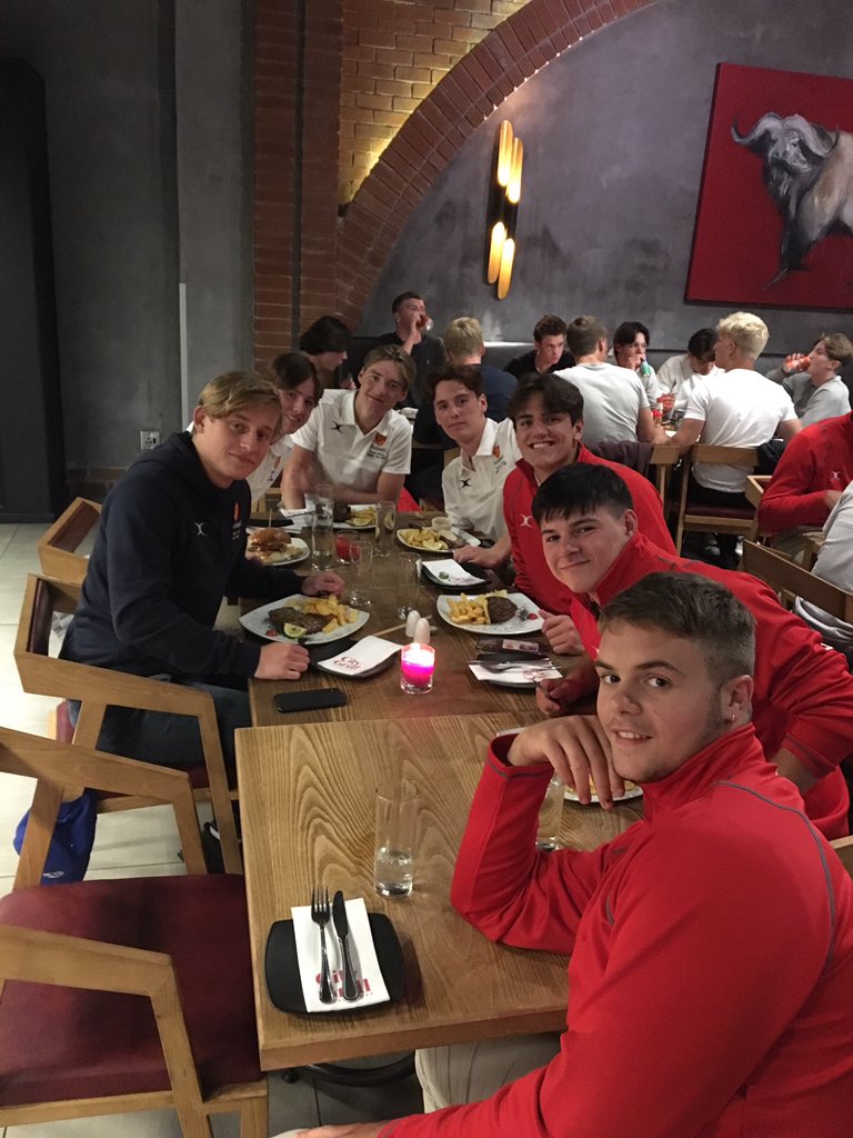 Some great food at <a href="/City__Grill/">City Grill</a> after today’s games, because these boys look like they need feeding up! #felstedadventure #felstedsa19