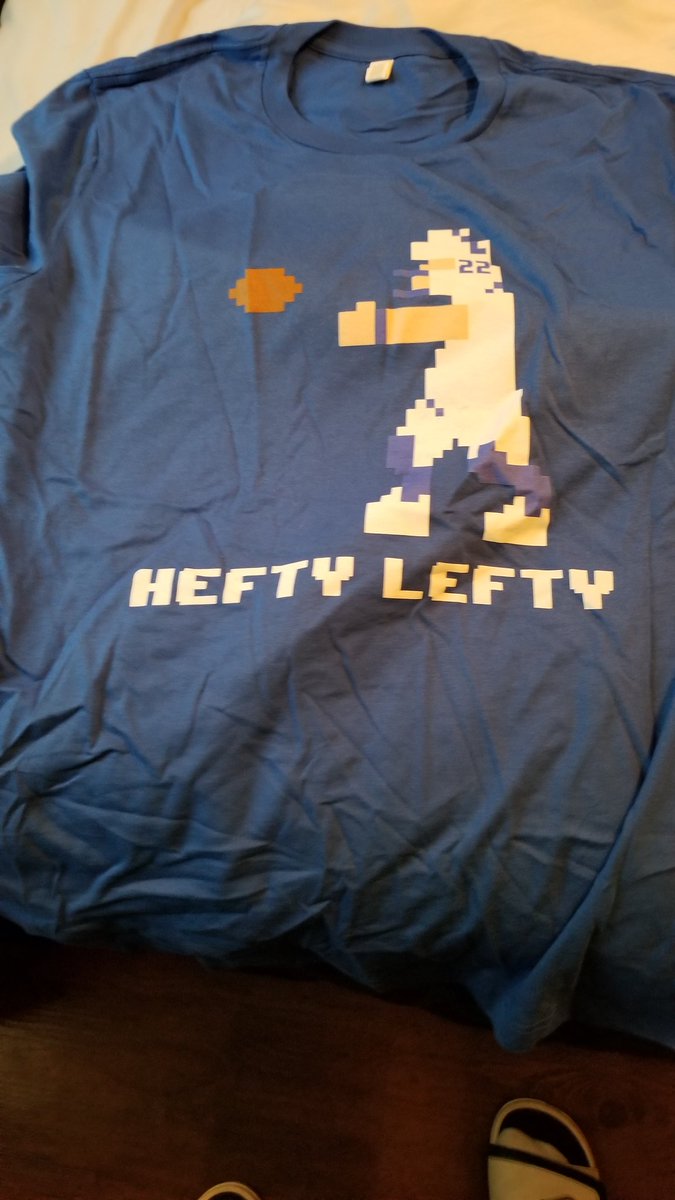B_RI1979's tweet photo. Happy I got my shirts in today! Going to be wearing them a lot on game day! @ryanlemond @KySportsRadio @DrewFranklinKSR @ShannonTheDude #throwboytees #22 #heftylefty https://t.co/z4yXaHEsl0