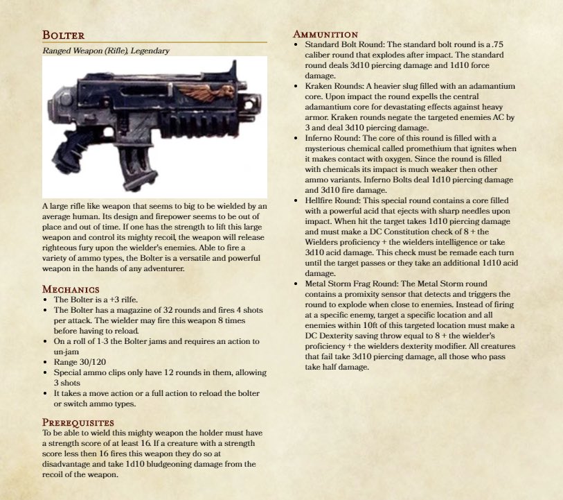 Warhammer 40k 5E