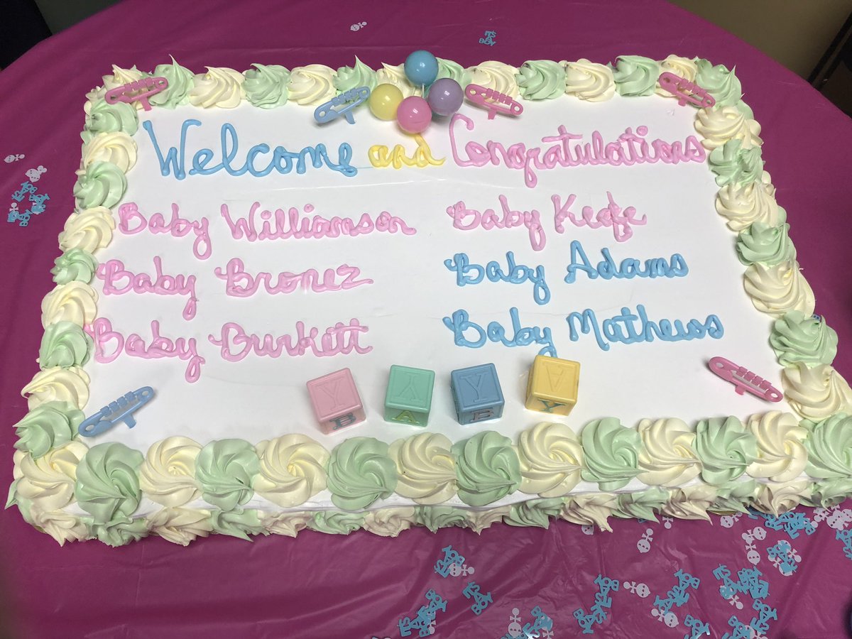 NikkiKeefe's tweet photo. Love our @UVARadiology #IRad family. Work baby shower honoring all of our parents-to-be. 6 babies in the next 3 months!! #theremustbesomethinginthewater
#10weekstogo https://t.co/93PUzomGYw