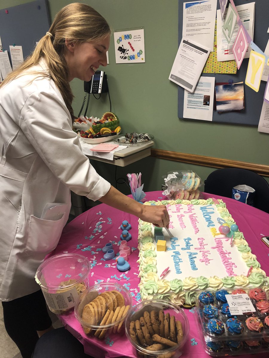 NikkiKeefe's tweet photo. Love our @UVARadiology #IRad family. Work baby shower honoring all of our parents-to-be. 6 babies in the next 3 months!! #theremustbesomethinginthewater
#10weekstogo https://t.co/93PUzomGYw