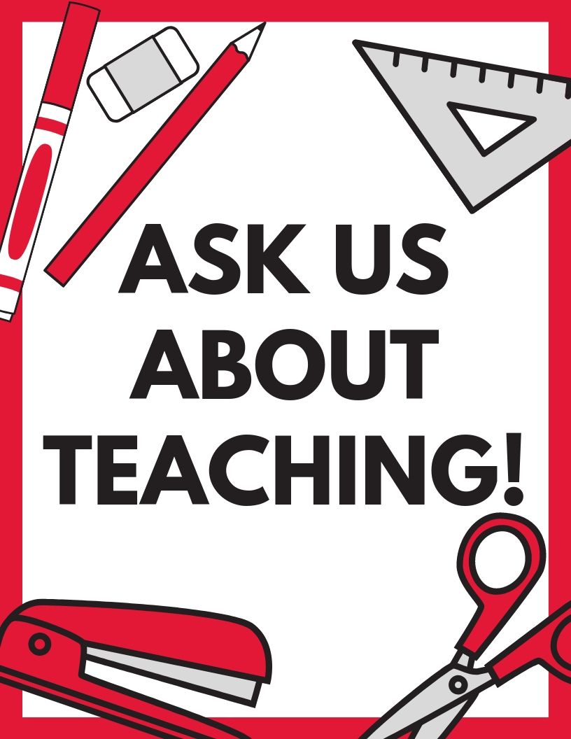 One of the most common reasons to become a teacher is to make a difference in the lives of as many students as you can! #SAC_CFTE #WisdomWednesday Join the Center for Teacher Education Database at tiny.cc/cfte 📏✏️📕🎒