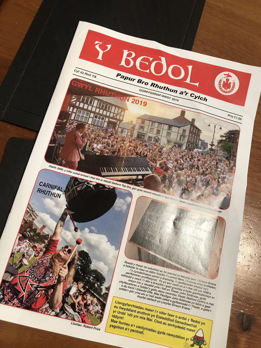 Tudalen flaen Y Bedol 👌

Our photo made front page!
