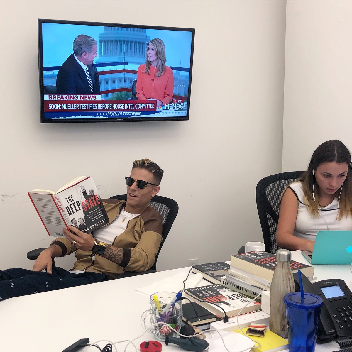 Looks like <a href="/ambotv/">Ambo TV</a> isn't the only one going to confession today 👀 #MuellerHearing