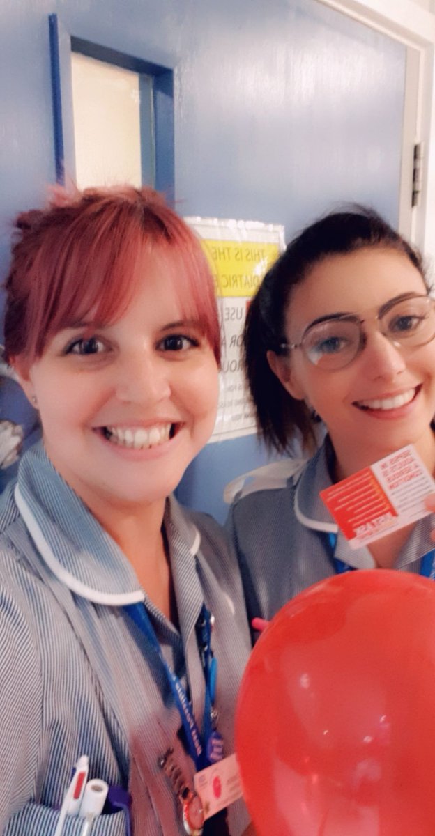 NQNursesNGH's tweet photo. Newly Qualified Nurses flashing red for sepsis in a busy ED! https://t.co/tqHmp1U9qP