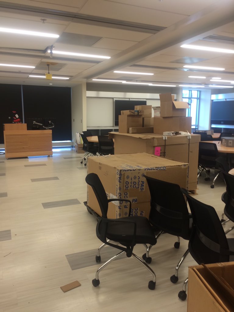 DavidHammond19's tweet photo. Just starting to set up and move into the PEaRL  active learning space! https://t.co/mWQVIXQE4N