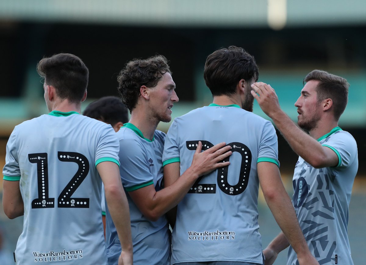Rovers's tweet photo. FT: Bury 0-3 Rovers

First-half goals from Joe Rothwell and Ben Brereton are added to by a late Adam Armstrong strike, as Rovers ease to another pre-season victory.

#Rovers 🔵⚪️ https://t.co/jNpTyzGy5G