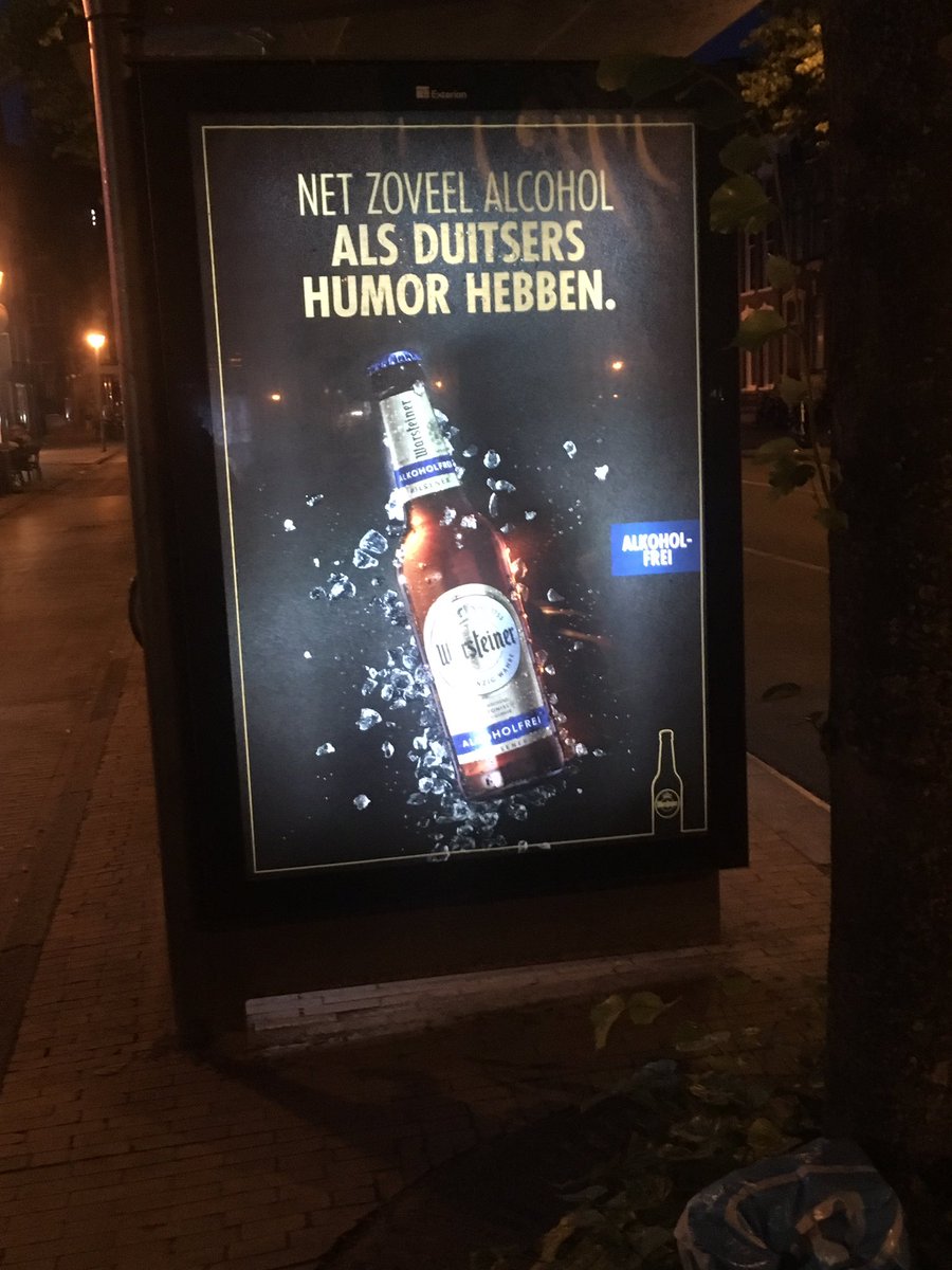 Haha, love it

#warsteiner #alcoholvrij