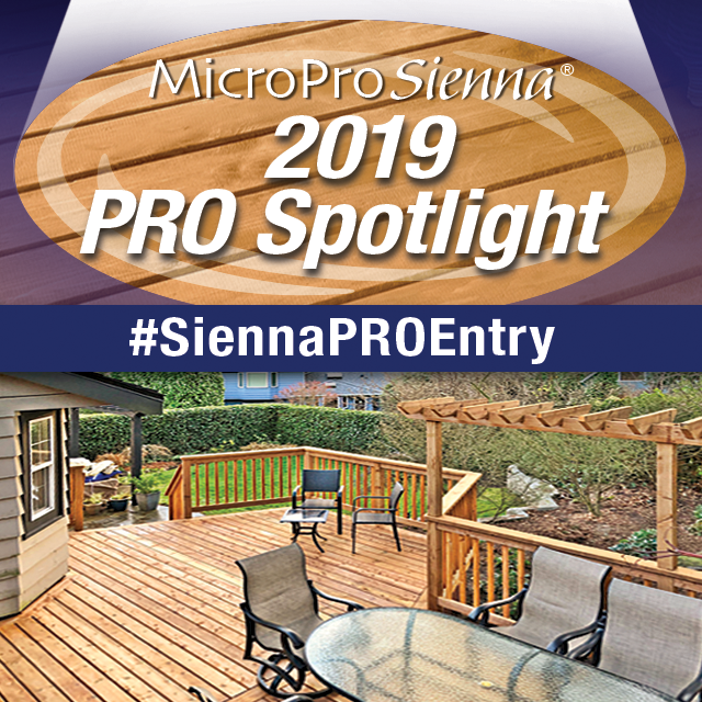 #ContestAlert #Contractors, your chance to win $2000 in MicroPro Sienna treated wood!
Show off your #MicroProSienna builds: #deck, #pergola, #fence, #dock - show us your stuff!
Post your entry, use the hashtag #SiennaProEntry and tag us! #microprosienna #contractortip  #landscape