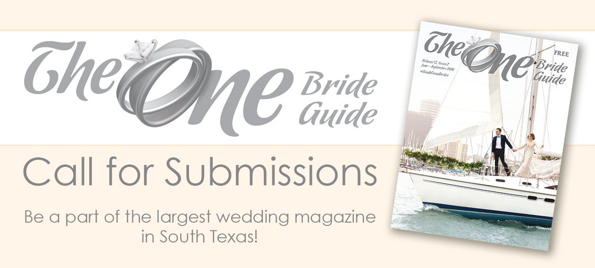 theonebride's tweet photo. Call for Submissions for The One Bride Guide - Deadline 8/2 - https://t.co/gBQlXuvg8K https://t.co/zAPOWMvSMp