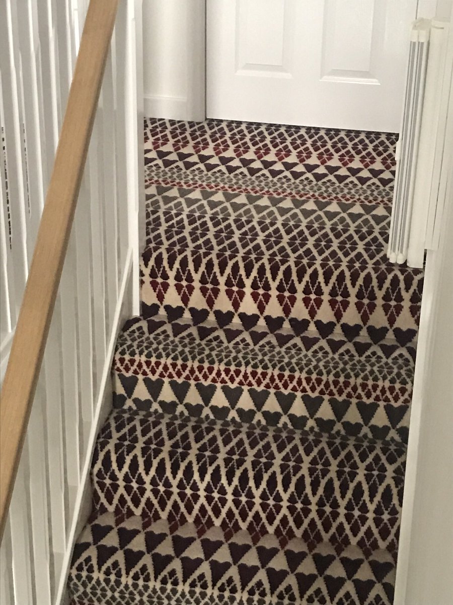 carp3tman's tweet photo. Statement carpet Quirky B Margo Selby Fair Isle Reiko Carpet fitted to new build in Melksham #catlovers #interiordesign
@AlternativeFlr @margoselby https://t.co/MozLaSXNdr