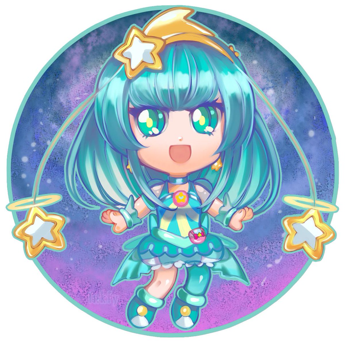 inkfycreates's tweet photo. I don't remember posting the completed versions here so I'm going to post them now. Some Star Twinkle Chibis!
#StarTwinkle #startwinkleprettycure #prettycure https://t.co/FaUWoPO26m