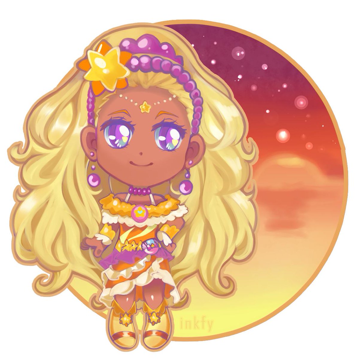 inkfycreates's tweet photo. I don't remember posting the completed versions here so I'm going to post them now. Some Star Twinkle Chibis!
#StarTwinkle #startwinkleprettycure #prettycure https://t.co/FaUWoPO26m