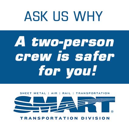 jtdoering's tweet photo. 89% of respondents to a series of surveys in NV favored legislation requiring two-person crews. Ask @MarkAmodeiNV2 &amp; @SenCortezMasto to join the rest of the NV congressional delegation in cosponsoring the #SafeFreightAct, by clicking here: https://t.co/hQL65gSSYI #HR1748 #S1979 https://t.co/pQi5nbRJh2