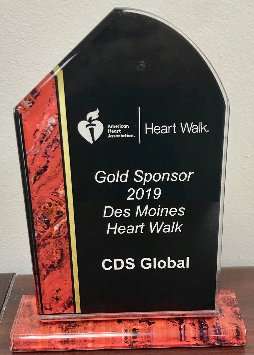 CDSGlobal's tweet photo. Proud to sponsor this great event! @AHAIowa https://t.co/DXSTEyzfDP