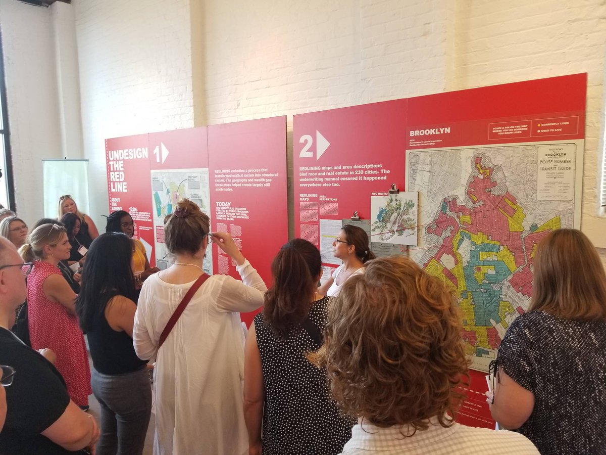 Thank you <a href="/FACbrooklyn/">Fifth Avenue Committee</a> for hosting us &amp; fellow NeighborWorks organizations for the Undesign the Red Line exhibit highlighting the changes happening in New York. #NWconvening #community