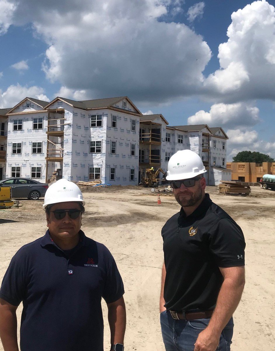 _BPConstruction's tweet image. The weather may have cooled down but things are still hot on site in Georgetown! Lucas and Ray make sure work continues no matter mother nature throws at them! #broadpoint #construction #OaksatGeorgetown #lovewhereyoulive