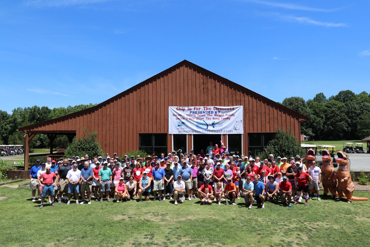 jclement1971's tweet photo. We recently hosted our Fourth Annual Chip In for the Clements Fun'raising event. Thanks to tremendous support from family, friends and our community, the event was amazingly successful! See below for the group photo. If you are interested in seeing more photos, visit my website! https://t.co/pPoO3LFe3U