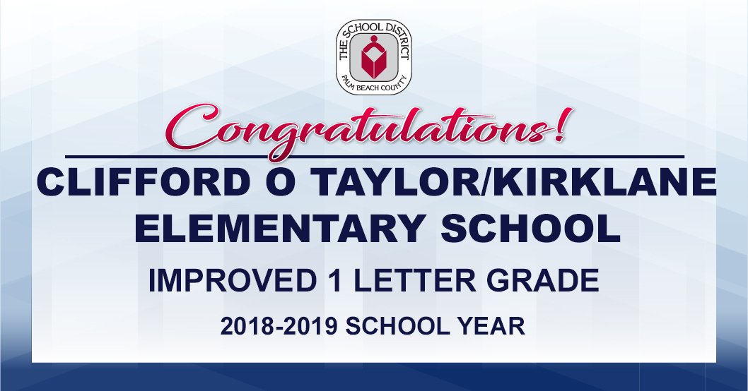 pbcsd's tweet photo. Sailing into that π
±οΈ grade! Congratulations to the staff, students, and families who are part of @COTaylor_PBC on this π
±οΈig accomplishment!
#ExcellenceHappensHere #MakeItSuperPBC π https://t.co/52zYMLfs8P