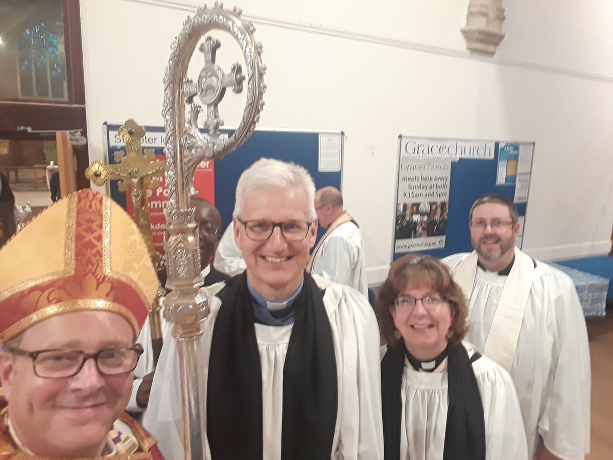 Great to license Philip Sudell as the parish priest of <a href="/StPeterlePoer/">St Peter-le-Poer</a> tonight alongside his other duties as minister of @gracechinfo Once again a clear indication of Jesus at work #TeamEdmonton <a href="/dioceseoflondon/">London Diocese</a>
