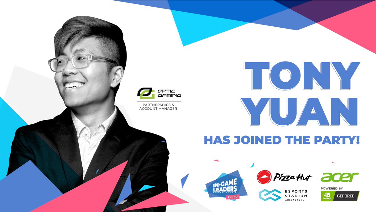 EsportsStadium's tweet photo. Tony Yuan has joined the party as a guest speaker at IGL 2019!

@1deaglol is the Partnerships &amp; Account Manager at @OpTicGaming! Tony has prior experience at Houston @Outlaws, @riotgames, &amp; @UMich! 💚

#IGL19 #Greenwall

🌐 | https://t.co/NsP67Fn2H9
🎟️ | https://t.co/O1FkjcpKzR https://t.co/JZxgF1d0e7