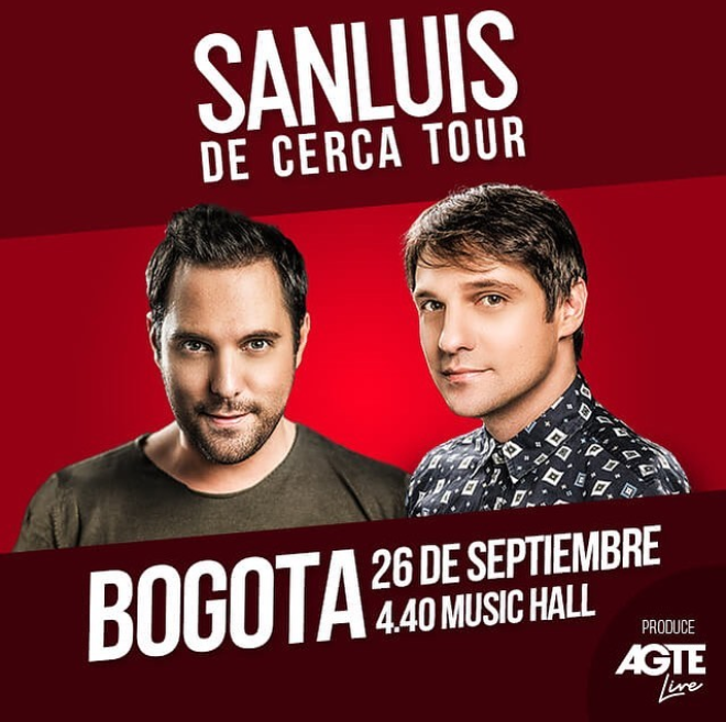 SanLuisOficial's tweet photo. BOGOTÁ!! Estamos confirmados para el próximo 26 de septiembre con nuestro #decercatour... Qué bien que la vamos a pasar cantándoles en íntimo en 4.40 Music Hall 
Entradas a la venta en https://t.co/E2Aq9lgTds https://t.co/LdOMFih9K7