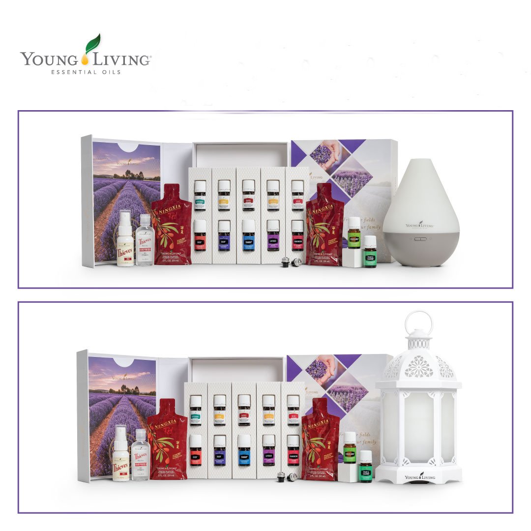 youngliving's tweet photo. Starting today for a limited time only, new enrollees can get the Premium Starter Kit with the Lantern Diffuser—a Young Living first—or the Premium Starter Kit with the Dewdrop Diffuser with reduced pricing. 🎉 Check them out here: https://t.co/w2Li8pKmcw #yleo https://t.co/J1B24pVfUI
