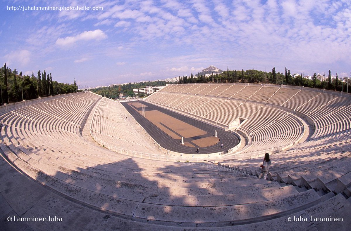 TamminenJuha's tweet photo. The 1896 Olympic Stadium, Athens, 7 October 2000 @ViejosEstadios #OlympicStadium #Athens #FirstOlympics https://t.co/dEF60XaXM2