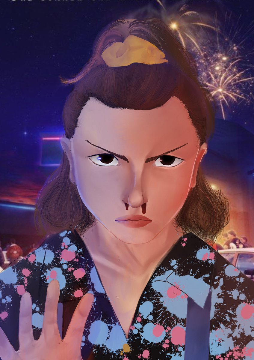 Akgami_200's tweet photo. Elven 
#StrangeraThings3 https://t.co/bERz1vL78l