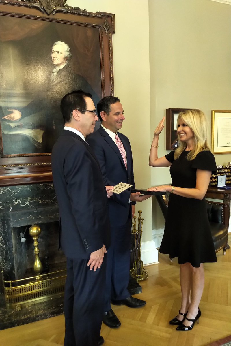 Monica Crowley (@monicacrowley) on Twitter photo I will be forever grateful to President <a href="/realDonaldTrump/">Donald J. Trump</a> and Secretary <a href="/stevenmnuchin1/">Steven Mnuchin</a> for allowing me the privilege of a lifetime. Honored to serve the American people alongside an amazing team.
Please follow @TreasurySpox for official <a href="/USTreasury/">Treasury Department</a> news and updates! I will be forever grateful to President <a href="/realDonaldTrump/">Donald J. Trump</a> and Secretary <a href="/stevenmnuchin1/">Steven Mnuchin</a> for allowing me the privilege of a lifetime. Honored to serve the American people alongside an amazing team.
Please follow @TreasurySpox for official <a href="/USTreasury/">Treasury Department</a> news and updates!