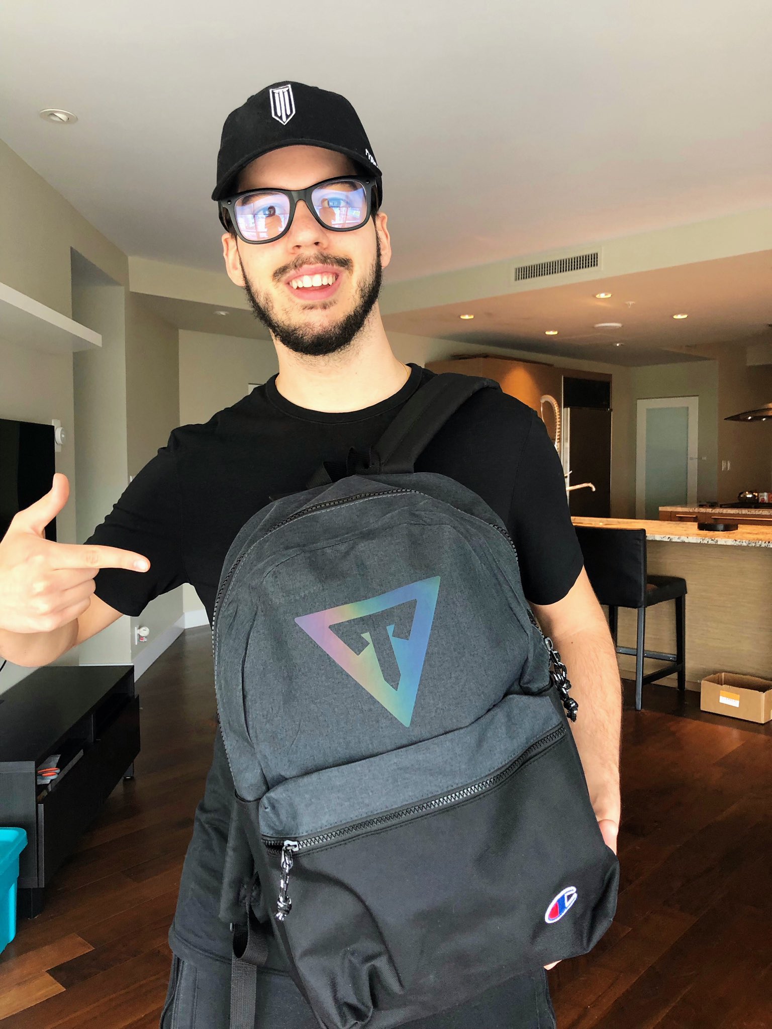 typical gamer champion backpack