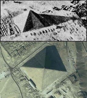 Also, you probably didn’t know the Great Pyramid is actually 8 sided. That’s because you really can’t notice it, except at dawn and dusk on the Spring and Fall equinoxes, when the alignment and design of the pyramid cause this shadow.